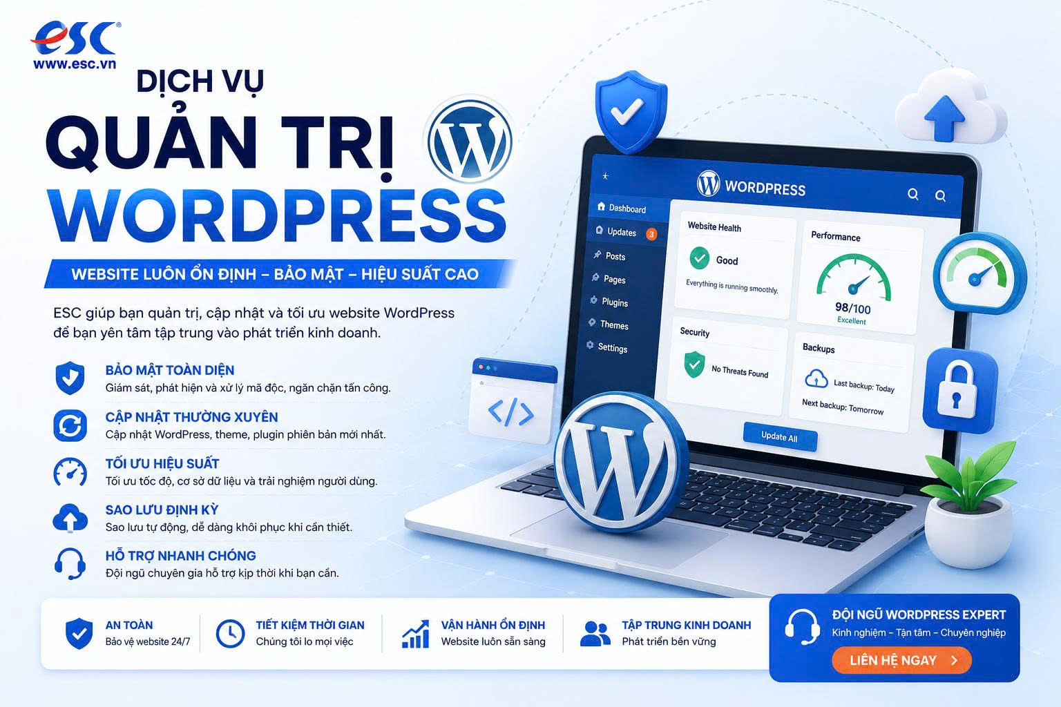 Dịch vụ Quản trị WordPress