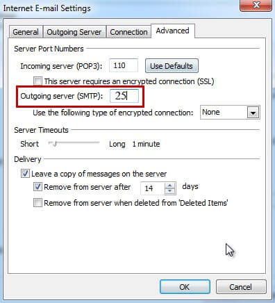 Cấu hình nâng cao Tab Advanced