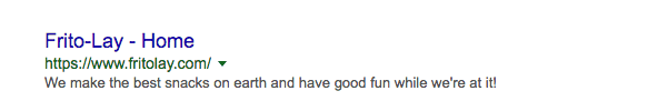 meta description frito-lay