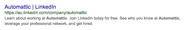 meta description linkedin